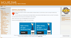 Desktop Screenshot of letsallcook.wordpress.com