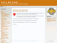 Tablet Screenshot of letsallcook.wordpress.com