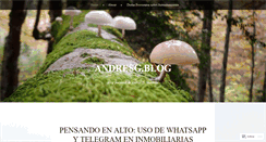 Desktop Screenshot of andresg.wordpress.com