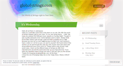 Desktop Screenshot of globalstrings.wordpress.com