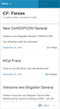 Mobile Screenshot of canadianforces.wordpress.com