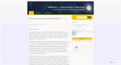 Desktop Screenshot of conversacionesseductoras.wordpress.com