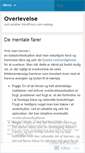 Mobile Screenshot of overlevelse.wordpress.com