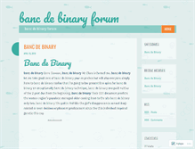 Tablet Screenshot of airfares.bancdebinaryforum.wordpress.com