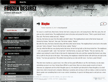 Tablet Screenshot of frozendesirez.wordpress.com