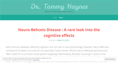 Desktop Screenshot of drtammyhaynes.wordpress.com