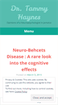 Mobile Screenshot of drtammyhaynes.wordpress.com