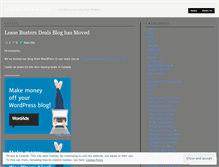 Tablet Screenshot of leasebusters.wordpress.com