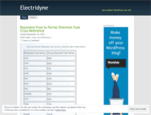 Tablet Screenshot of electridyne.wordpress.com