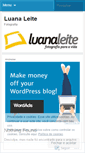 Mobile Screenshot of luanaleite.wordpress.com