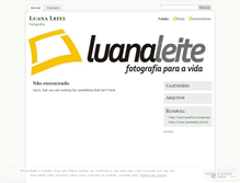 Tablet Screenshot of luanaleite.wordpress.com