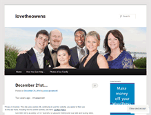 Tablet Screenshot of lovetheowens.wordpress.com