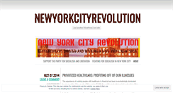 Desktop Screenshot of newyorkcityrevolution.wordpress.com