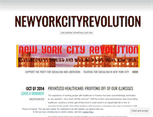 Tablet Screenshot of newyorkcityrevolution.wordpress.com