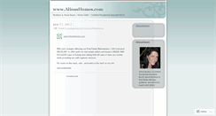 Desktop Screenshot of alinashomes.wordpress.com