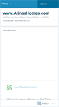 Mobile Screenshot of alinashomes.wordpress.com