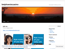 Tablet Screenshot of betphoenixcasino.wordpress.com