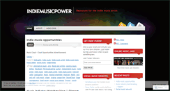 Desktop Screenshot of indiemusicpower.wordpress.com