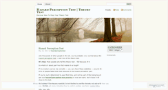 Desktop Screenshot of hazardperceptiontest.wordpress.com