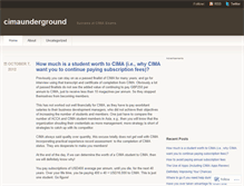 Tablet Screenshot of cimaunderground.wordpress.com