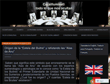 Tablet Screenshot of cazailluminati.wordpress.com