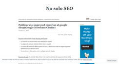 Desktop Screenshot of nosoloseo.wordpress.com