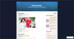 Desktop Screenshot of chartreuse.wordpress.com
