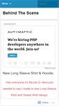 Mobile Screenshot of behindthescenebts.wordpress.com