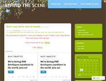 Tablet Screenshot of behindthescenebts.wordpress.com