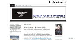 Desktop Screenshot of brokensnares.wordpress.com