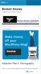 Mobile Screenshot of brokensnares.wordpress.com