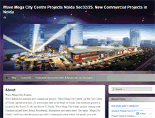 Tablet Screenshot of citycenternoida.wordpress.com