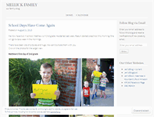 Tablet Screenshot of mellickfamily.wordpress.com