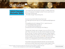 Tablet Screenshot of dishable.wordpress.com