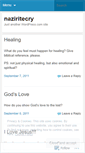 Mobile Screenshot of naziritecry.wordpress.com