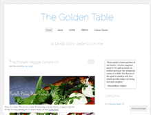 Tablet Screenshot of goldentable.wordpress.com