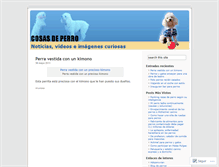 Tablet Screenshot of cosasdeperros.wordpress.com