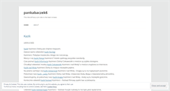 Desktop Screenshot of pankabaczek6.wordpress.com