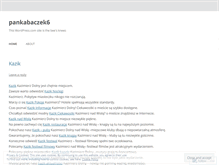 Tablet Screenshot of pankabaczek6.wordpress.com