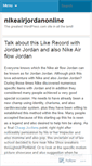 Mobile Screenshot of nikeairjordanonline.wordpress.com
