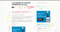 Desktop Screenshot of clubinhoguerreirosdaluz.wordpress.com