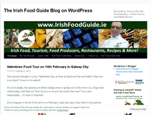 Tablet Screenshot of irishfoodguide.wordpress.com