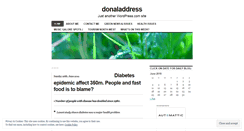 Desktop Screenshot of donaladdress.wordpress.com