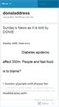 Mobile Screenshot of donaladdress.wordpress.com