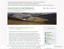 Tablet Screenshot of grassenergy.wordpress.com