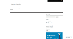 Desktop Screenshot of davidvoip.wordpress.com