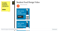 Desktop Screenshot of fooddesigning.wordpress.com