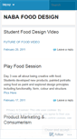 Mobile Screenshot of fooddesigning.wordpress.com