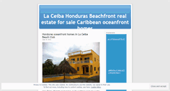 Desktop Screenshot of hondurasbeachfronthomesforsalerealestate.wordpress.com