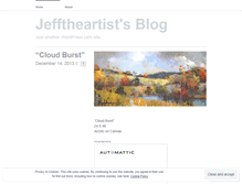 Tablet Screenshot of jefftheartist.wordpress.com